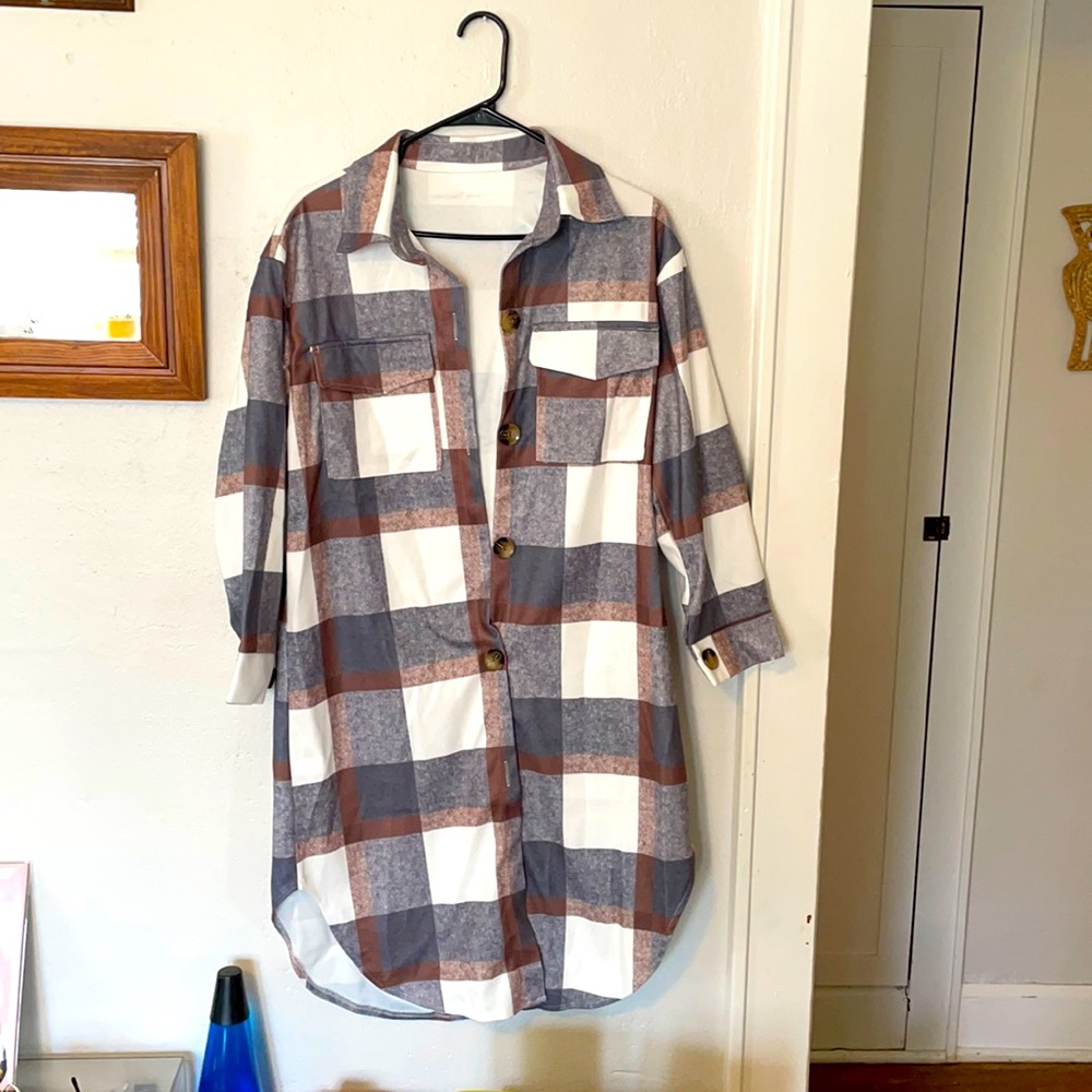Long button up flannel